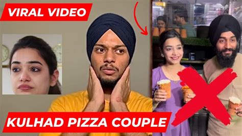 kulhad pizza viral couple full video